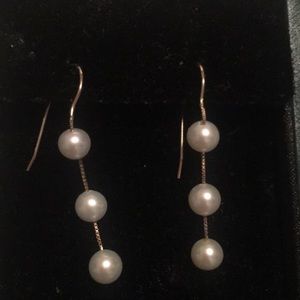 Henry C. Reid and Son Pearl Earrings
